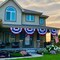 Bunting Flags Outdoor 3x6 Ft American Buntings Flag for Outside Embroidered Stars Memorial Day 4th of July Decorations with Brass Grommets